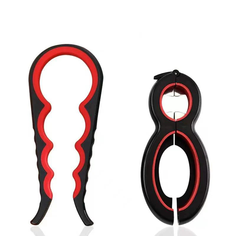 Bottle Opener Set - Multifunctional  6-in-1 Bottle Opener Jar Lids Opener, 4-in-1 Jar Opener and Non Slip Lids Opener Gripper
