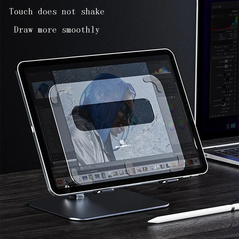 Tablet Stand For 5-14 Inch iPad Air Pro Mini 12.9 11 10.5 10.2 Xiaomi Huawei iPad Tablet PC Stand Aluminum Alloy Folding Holder