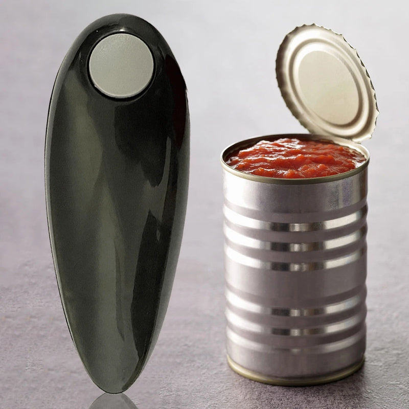 Electric Can Opener Hands Free Jar Opener Smooth Edge Bottle Opener Battery Operated for Weak Hands for All Kinds of Jars