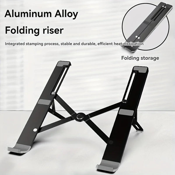 Laptop Stand For Macbook Folding Adjustable Aluminum Computer Pc Tablet Stand Notebook Tablelaptop Holder Heat Dissipation