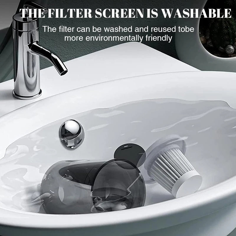 Portable hand-held small vacuum cleaner