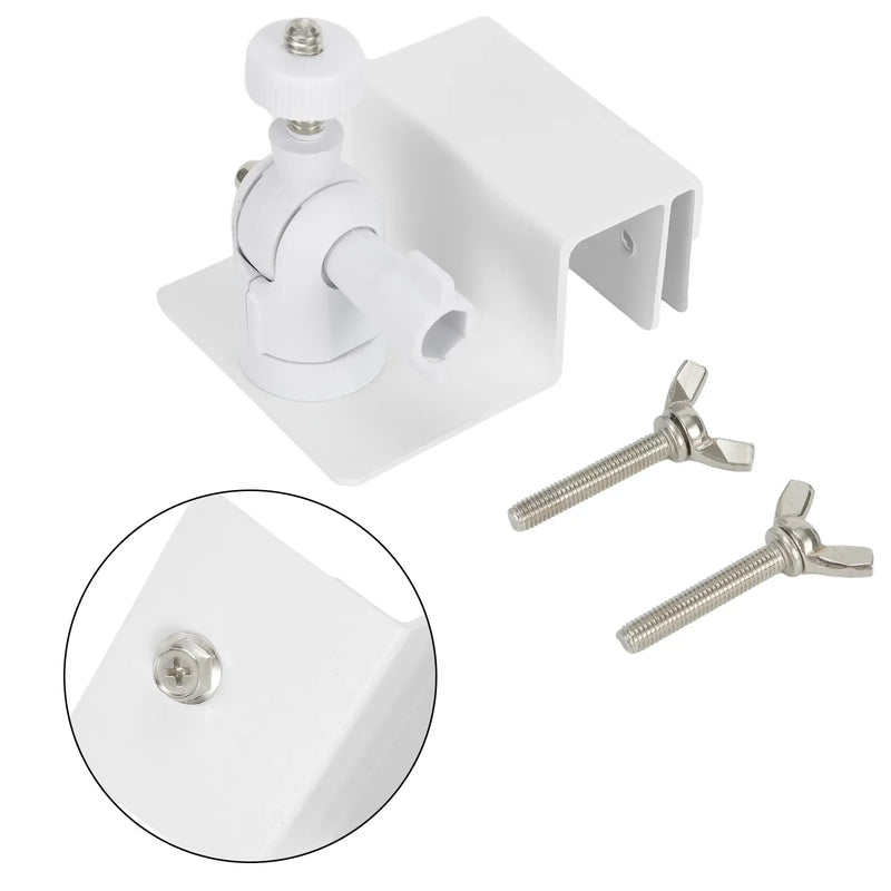 1pc Security Cameras Roof Gutter Special Bracket Solar Panel Bracket Weatherproof Gutter MountBracket With Screw Adapter