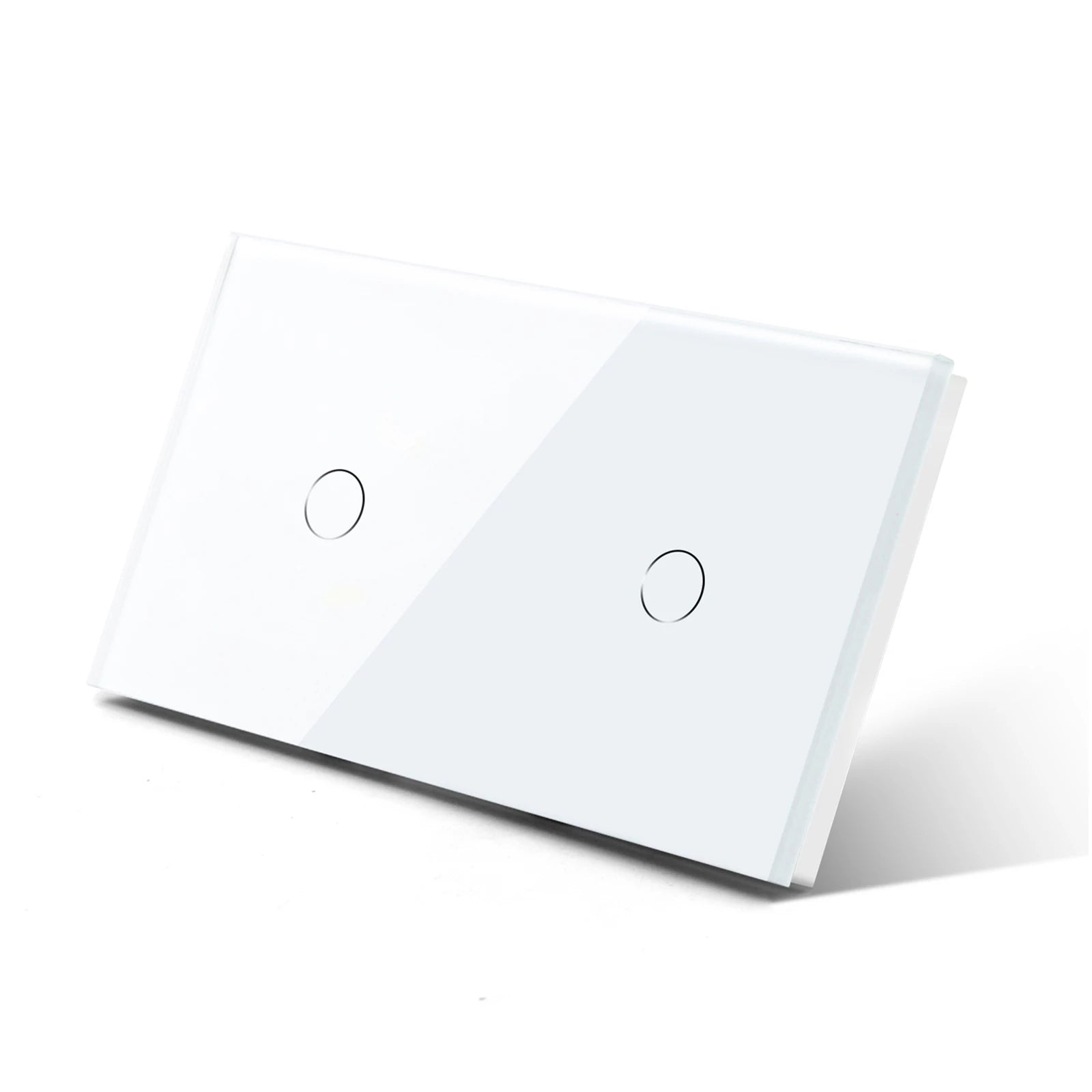 BSEED Touch Light Switches LED Backlight EU Wall Sockets Switches Glass Panel Max.Load 300W 1/2/3Gang LED Light Switches