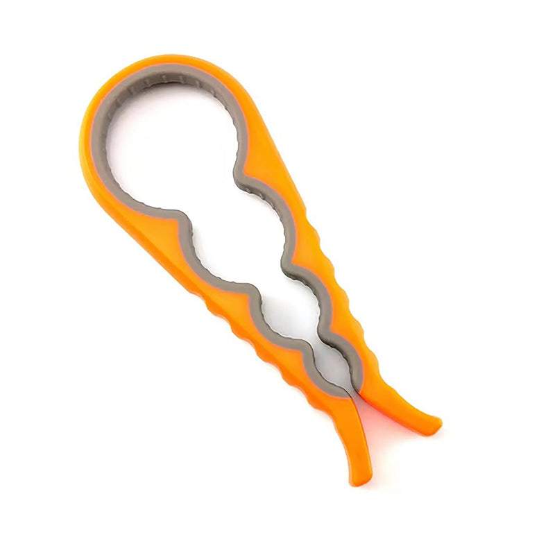 4-in-1 Jar Opener - Multifunctional Bottle & Can Opener with Jar Gripper, Durable Kitchen Tool for Home & Camping, Easy to Clean