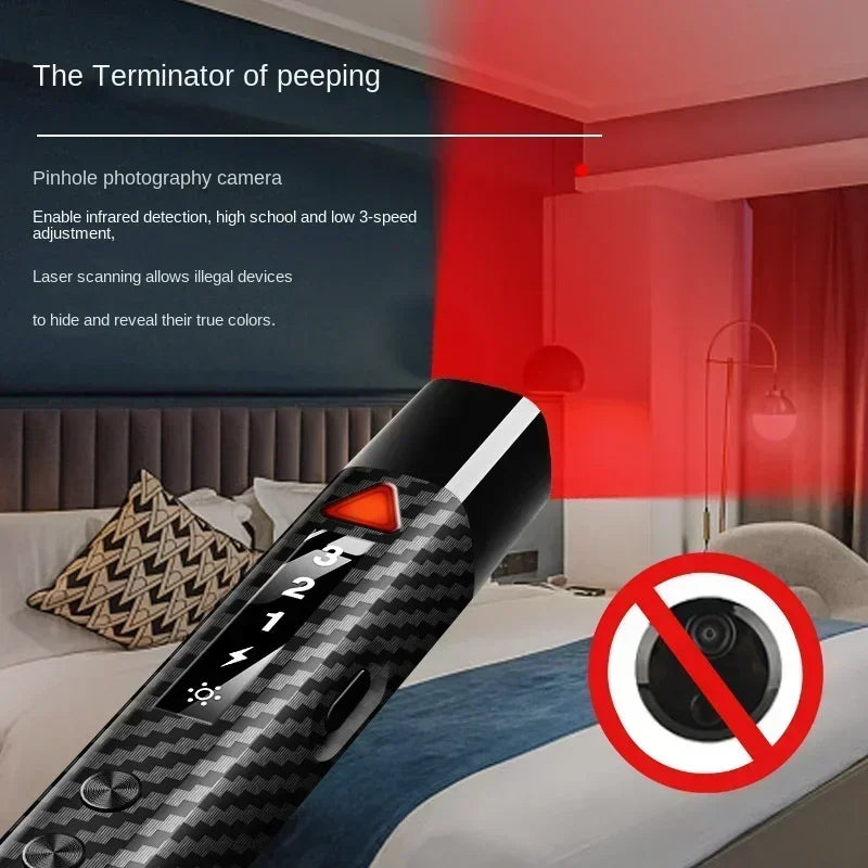 Smart Anti-Surveillance Detector 2025 - Finds Hidden Cameras & Electronic Bugs for Home/Office Security" Hidden Camera Detector