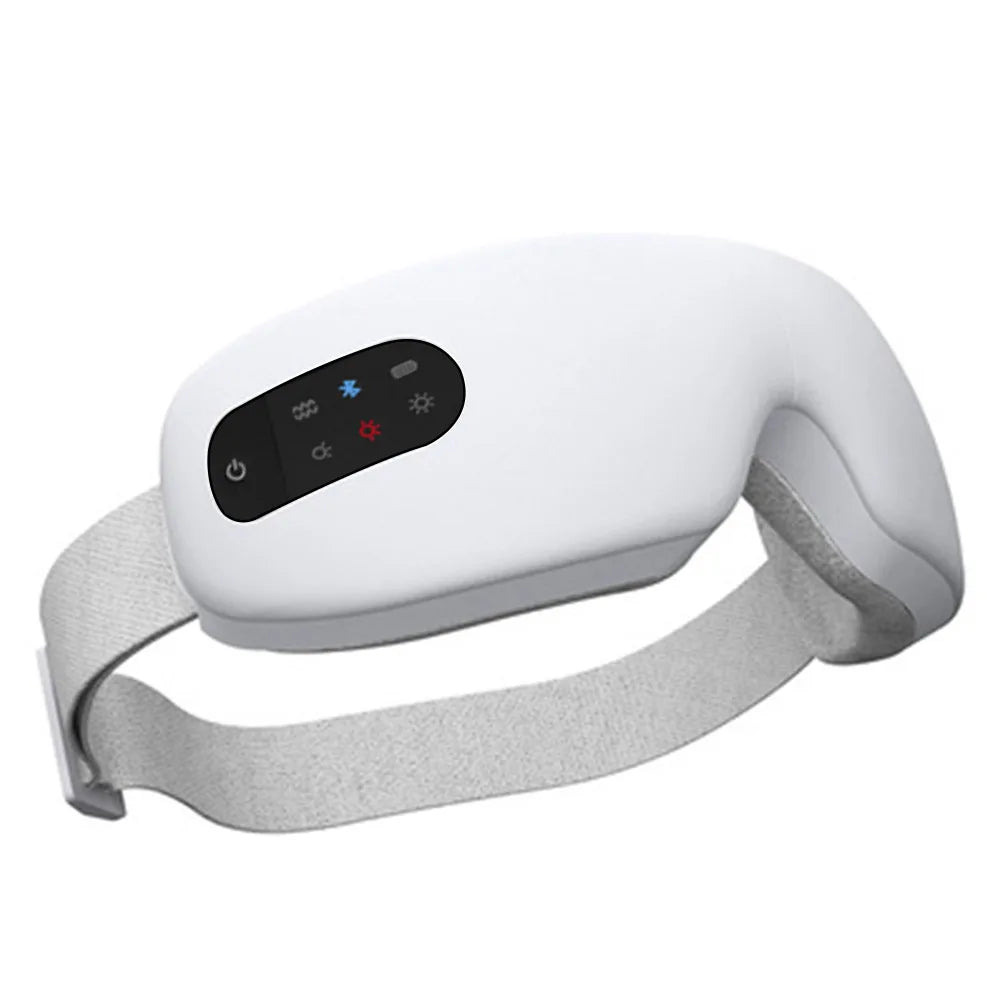 Smart  Electric Eye Massager Air Pressure Hot Compress Massage Glasses Foldable Bluetooth Music Eyes Massage USB Rechargeable