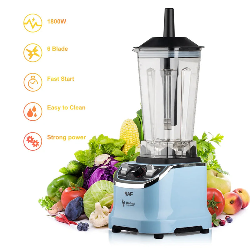 Multifunctional Blender for Home and Commercial Use: Smoothie Maker, Cooking Blender, Soymilk Maker, Fruit Juicer, and Shaved Ic