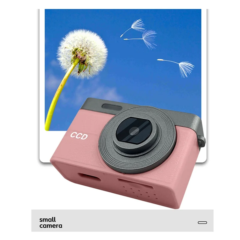 ABUO-HD Mini Digital Camera Small Video Camera 2MP 720P Hanging Buckle USB Rechargeable Kid