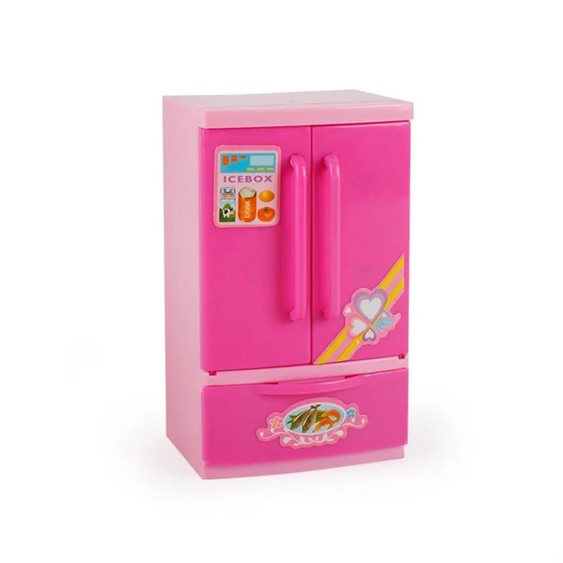 Coffee Machine Household Appliances Toys Toaster Blender Cooking Pretend Play Set Sweeper with Light Kitchen Toys For Children