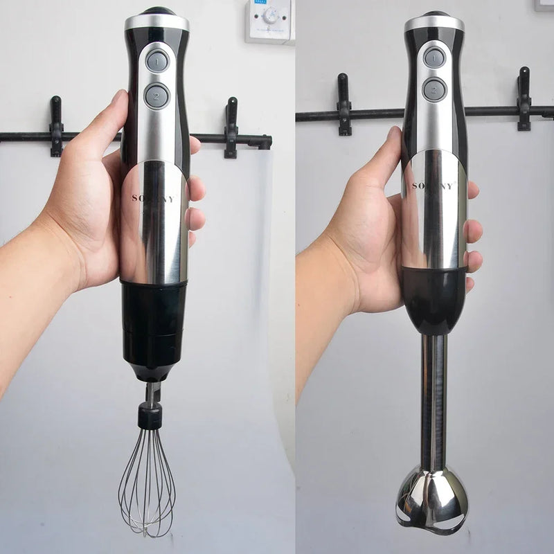 Houselin Immersion Blender Handheld Hand Blender 700W, Blender with Chopper for Baby Food and Smoothies