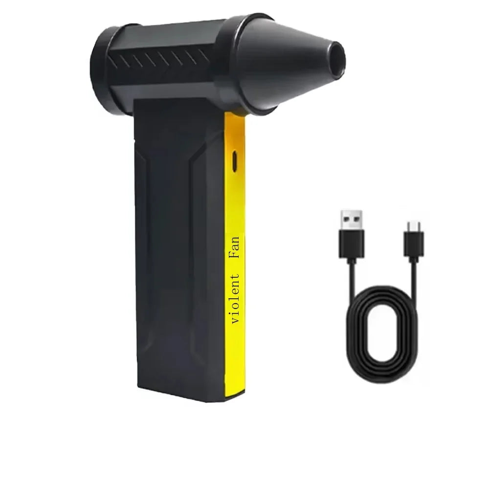 Electric Air Blower 160000RPM Powerful Snow Blower High-speed Dust Fan Mini Turbo Jet Fan Handheld Brushless Motor Car Dryer