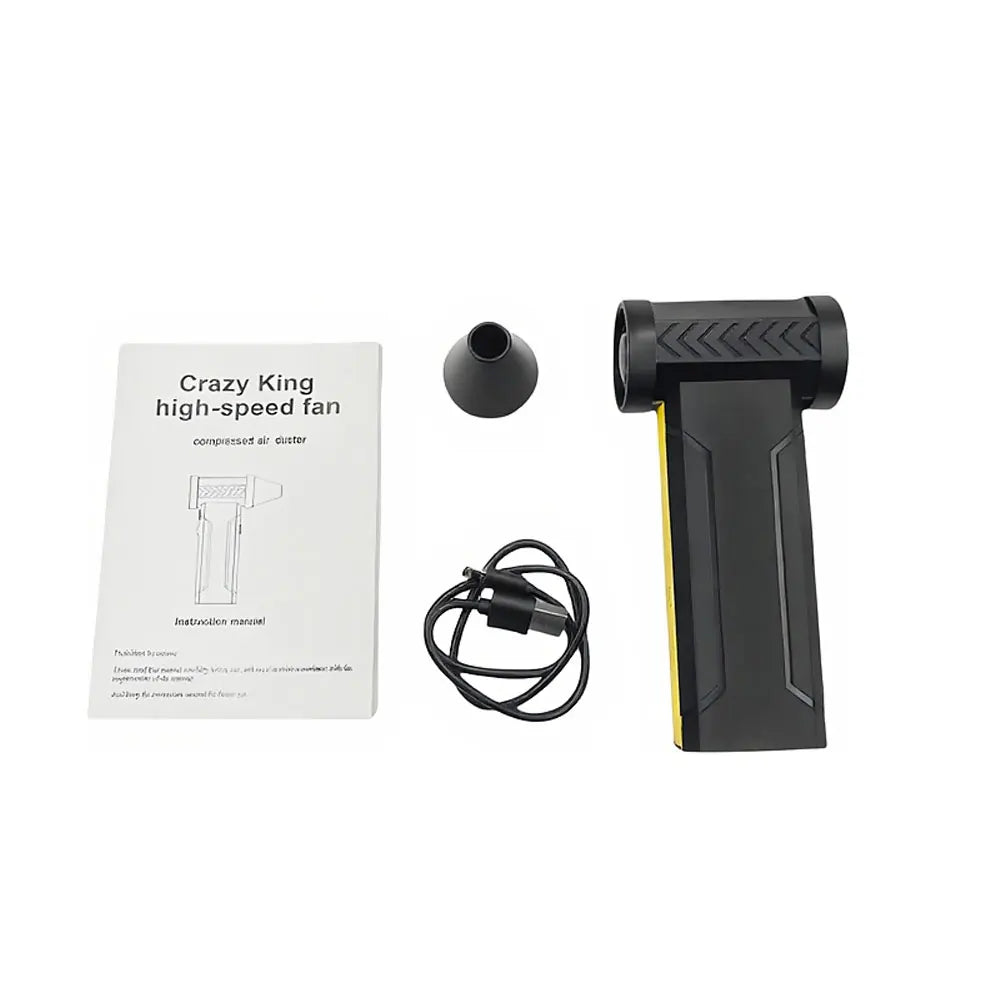 Electric Air Blower 160000RPM Powerful Snow Blower High-speed Dust Fan Mini Turbo Jet Fan Handheld Brushless Motor Car Dryer