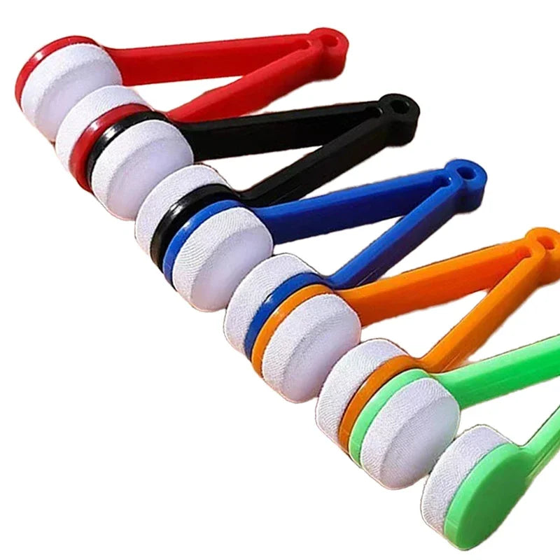 Sunglasses Wiping Brush Portable Glasses Cleaning Rubs Eyeglass Multifunctional Brush Microfiber Cleaner Brushes Tools