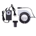6000RPM BBQ Blower with Variable Speed Controller DC 12V Barbecue Fan BBQ Fan Air Blower for Camping Stove Cooking Fans