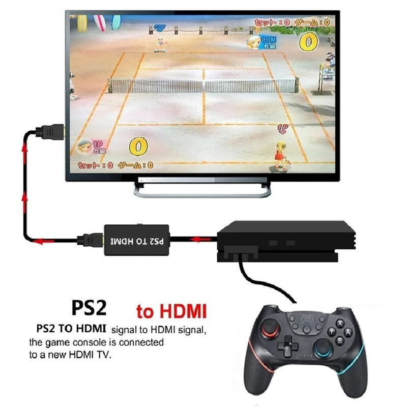HD 1080P N64 PS2 Wii Xbox to HDMI-Compatible Cable Game Console HD TV for HDMI Cables Plug and Play Nintendo 64 To HDMI Converte