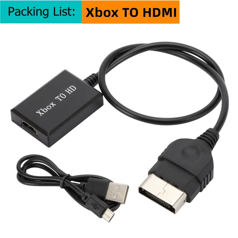 HD 1080P N64 PS2 Wii Xbox to HDMI-Compatible Cable Game Console HD TV for HDMI Cables Plug and Play Nintendo 64 To HDMI Converte