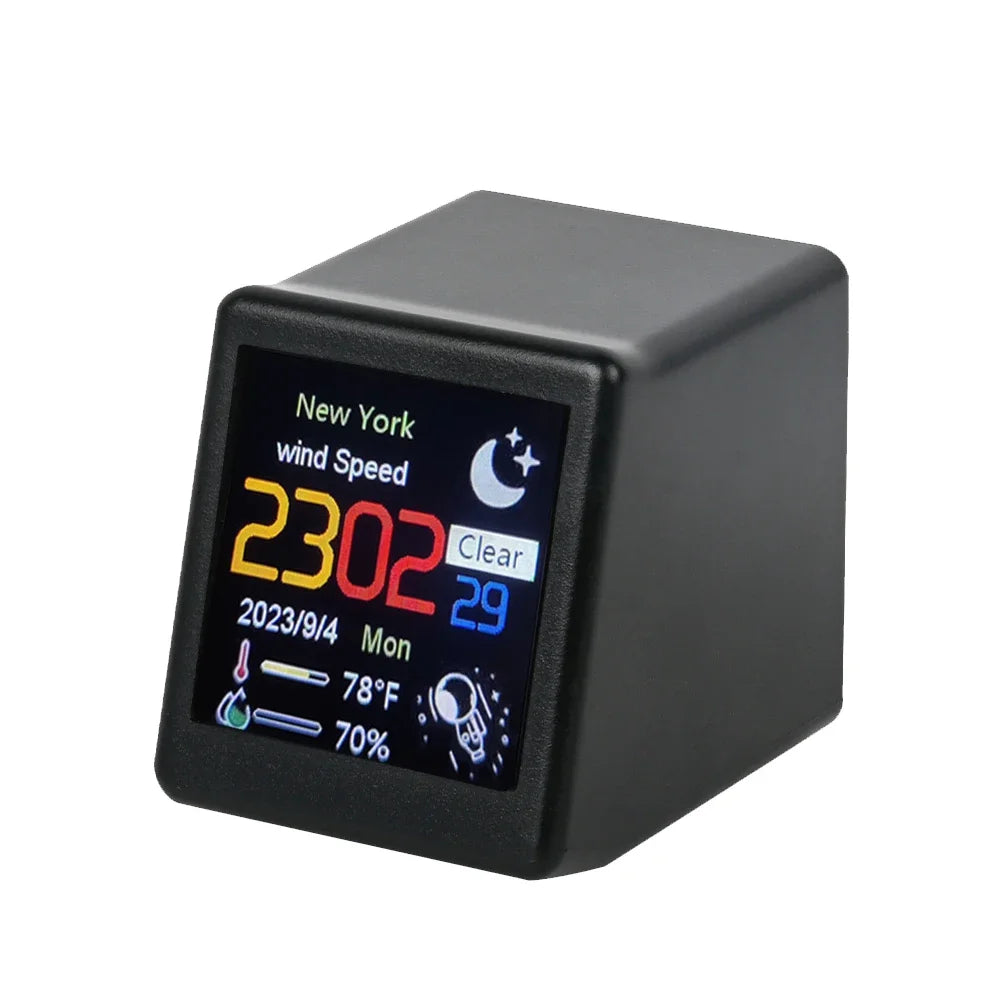 Marvoin Smart WIFI Weather Station Clock for Game Room Decoration.