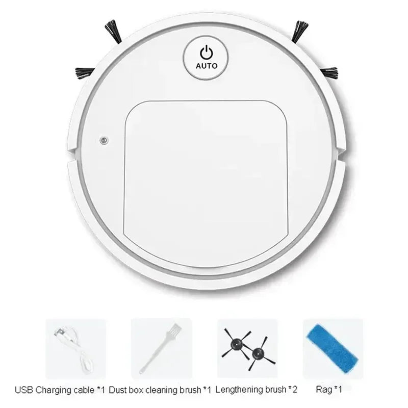 2025 4-in-1 Smart Home Appliance: Air Purifier, Mist Humidifier, Vacuum Cleaner & Robotic Sweeper, Enhance Home Air Quality, Eff