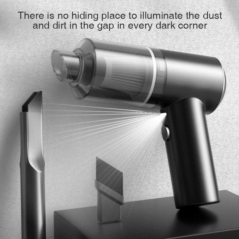 Portable hand-held small vacuum cleaner