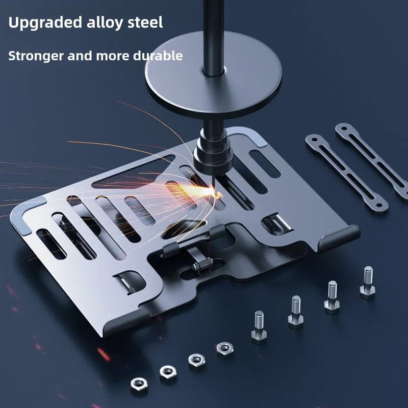 Laptop Stand Office Liftable Carbon Steel Laptop Stand Two in One Heightened Foldable Vertical Cooling Ergonomic Laptop Stand