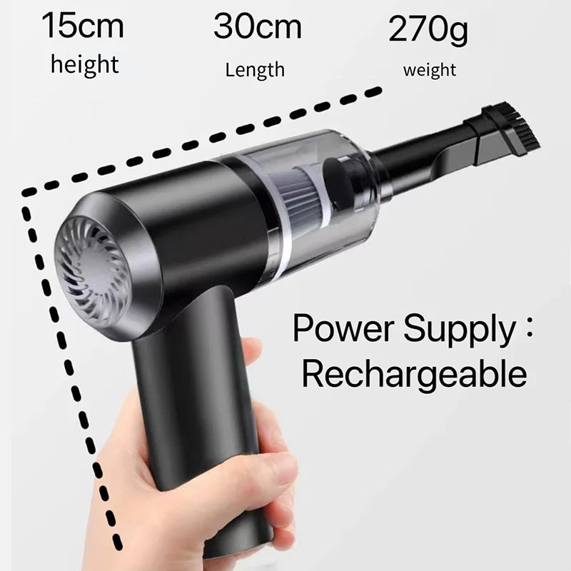Portable hand-held small vacuum cleaner