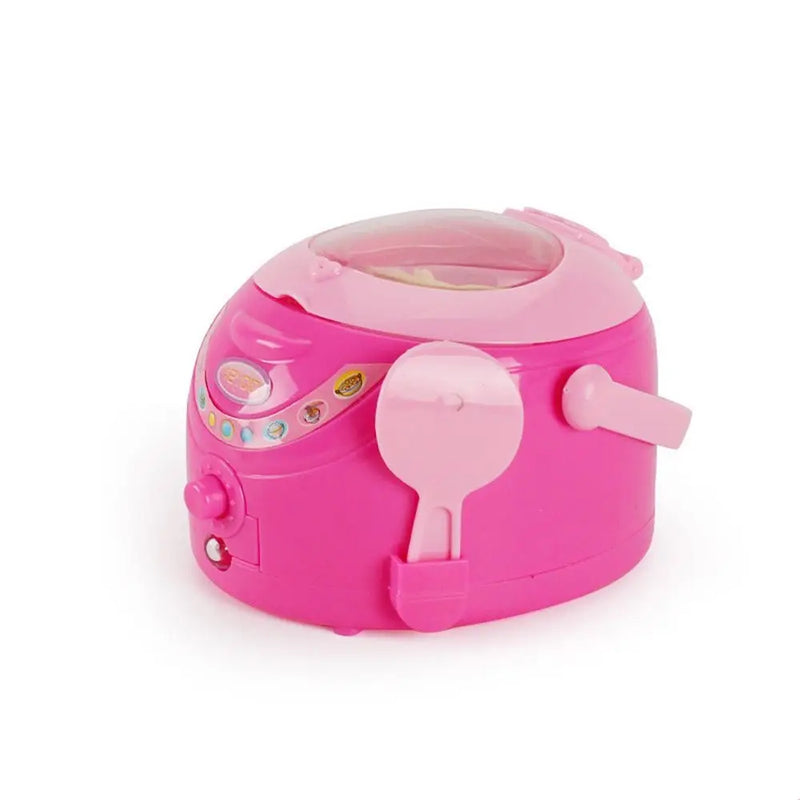 Coffee Machine Household Appliances Toys Toaster Blender Cooking Pretend Play Set Sweeper with Light Kitchen Toys For Children