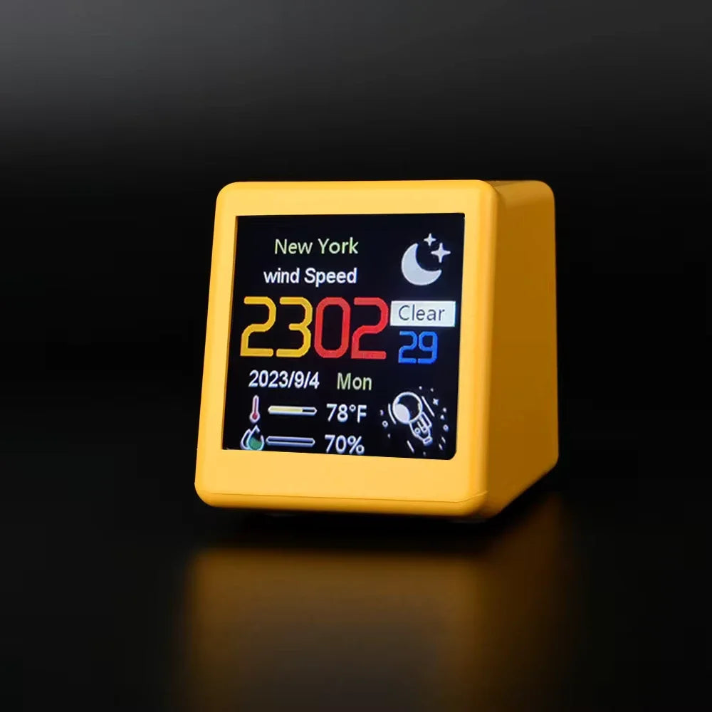 Marvoin Smart WIFI Weather Station Clock for Game Room Decoration.