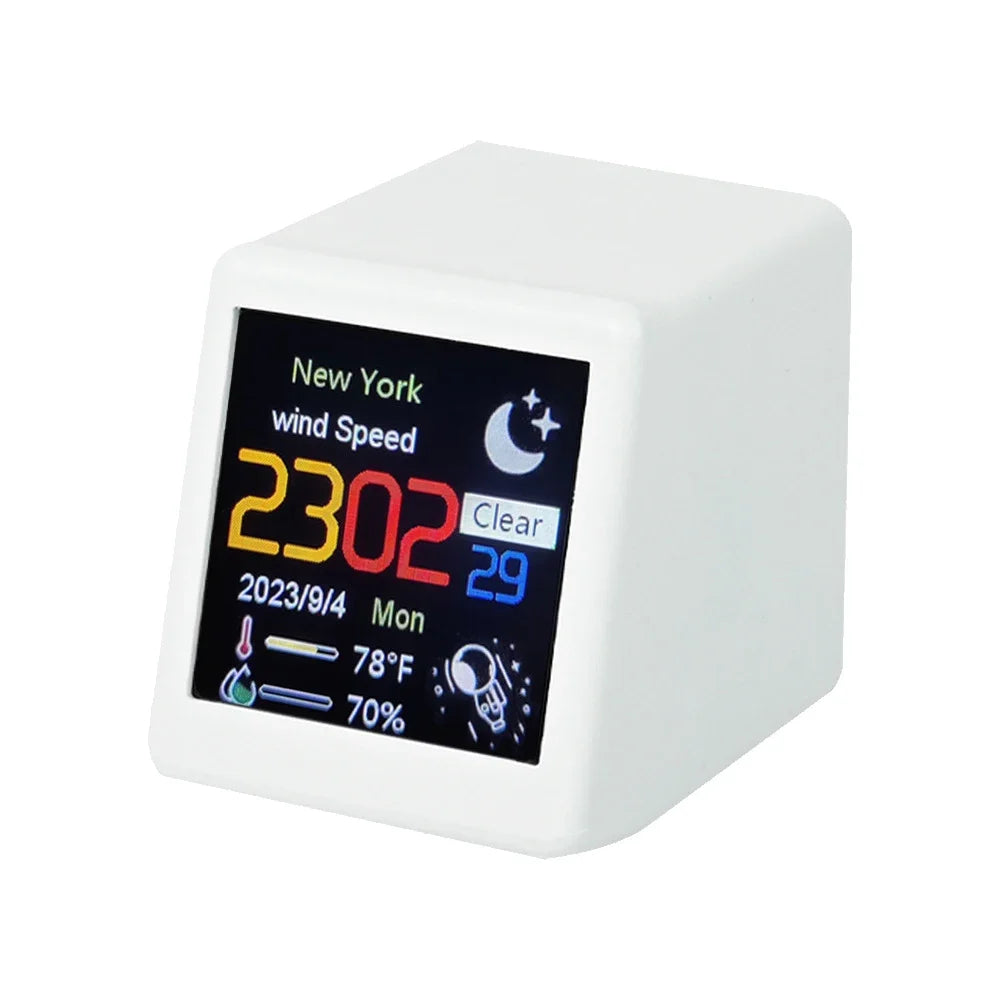 Marvoin Smart WIFI Weather Station Clock for Game Room Decoration.