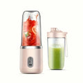 [Portable Blender] 2-in-1 Portable Blender and Juicer | with 6 Blades,USB Charging, Dual Cups