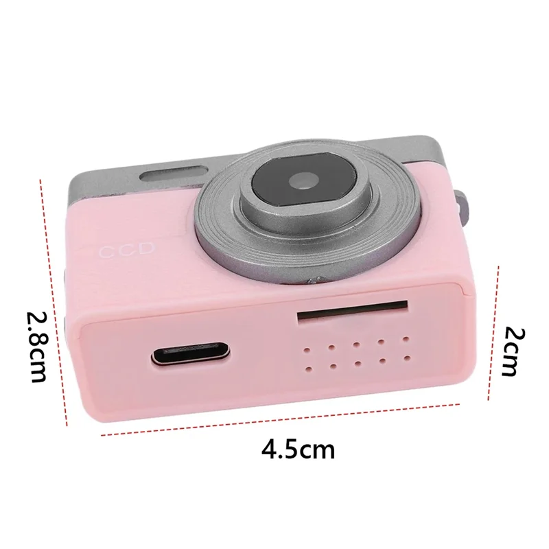 ABUO-HD Mini Digital Camera Small Video Camera 2MP 720P Hanging Buckle USB Rechargeable Kid