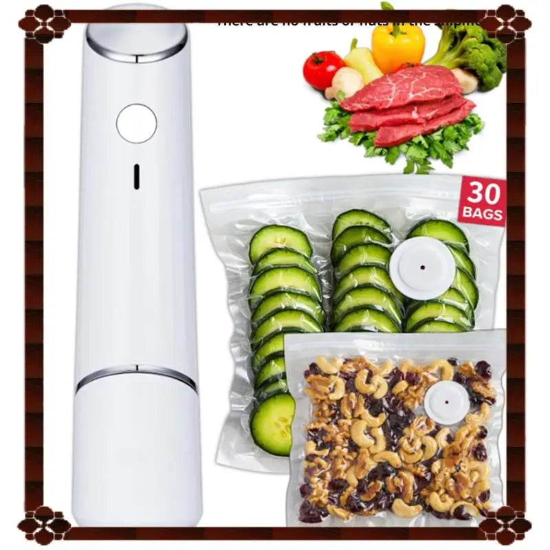 24-Hour Delivery Portable Vacuum Sealer Machine-Compact Food Sealer 1SET, Powerful Handheld Vacuum Sealer For Food Seal Meal Sav
