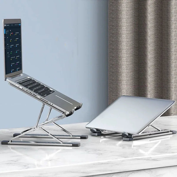 Laptop Aluminum Alloy Stand Ergonomic Foldabl Desktop Stand Flat Stand Mobile Phone Stand Laptop Radiator Portable Foldabl Stand