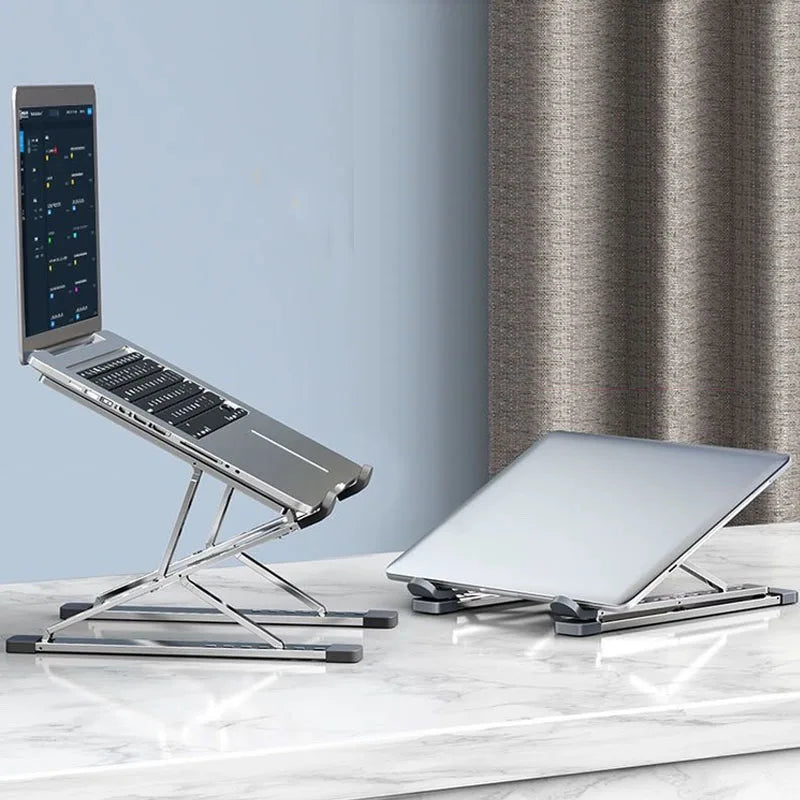 Laptop Aluminum Alloy Stand Ergonomic Foldabl Desktop Stand Flat Stand Mobile Phone Stand Laptop Radiator Portable Foldabl Stand