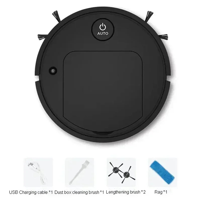 2025 4-in-1 Smart Home Appliance: Air Purifier, Mist Humidifier, Vacuum Cleaner & Robotic Sweeper, Enhance Home Air Quality, Eff