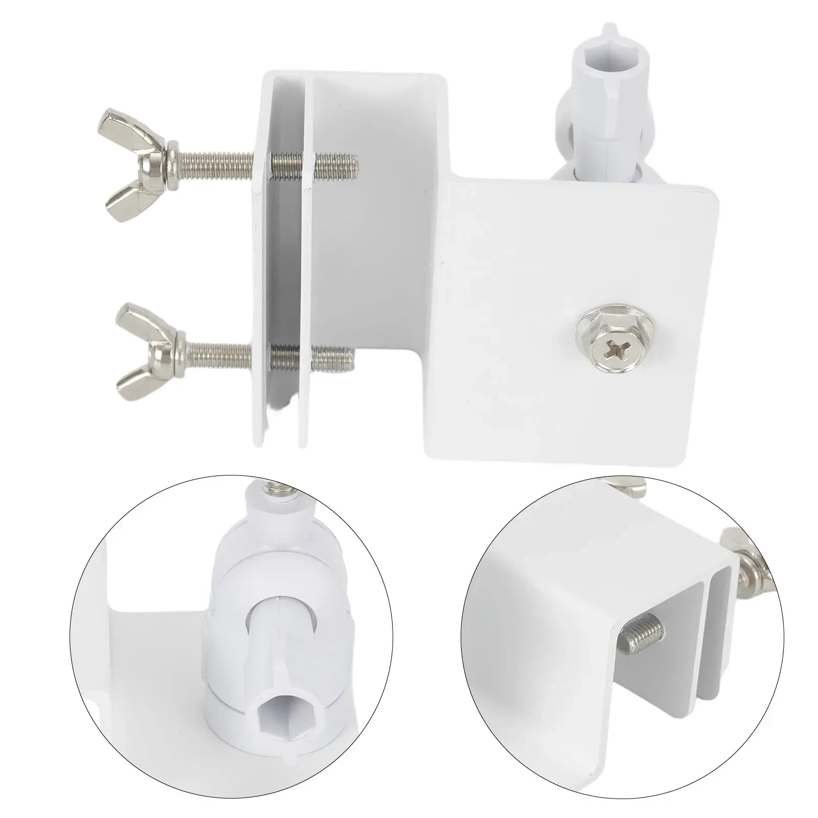 1pc Security Cameras Roof Gutter Special Bracket Solar Panel Bracket Weatherproof Gutter MountBracket With Screw Adapter