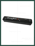 220V 110V Electric Vacuum Sealer Machine Food Saver for Home Kitchen with Vacuum Bags Black Compact Fresh Seal Food Preservation