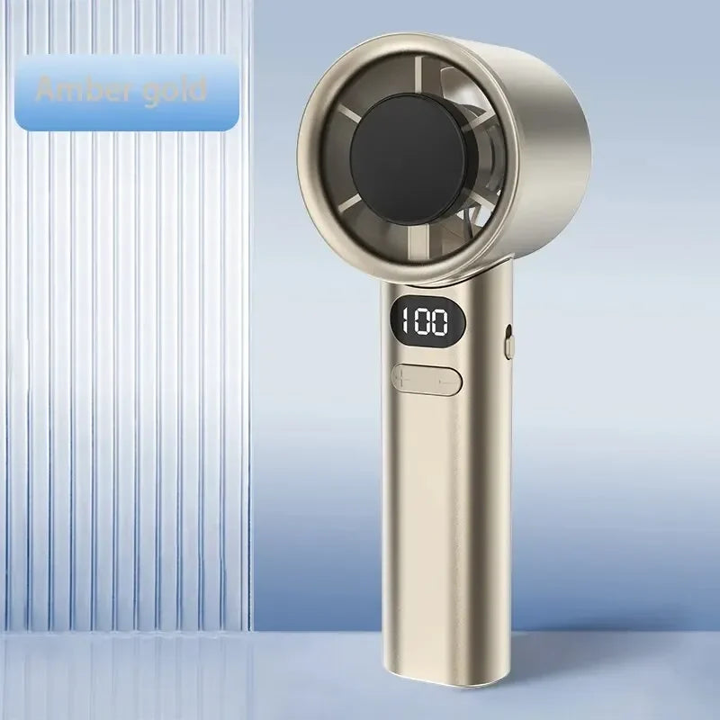 Cooling Portable Fan 2025 New M11 Mini USB Rechargeable Handheld Fan Stepless Speed Powerful Cooling for Portable Wearable Fans