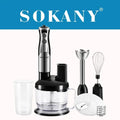 Hand Blender 8-in-1, Multi-function Electric Blender and Milk Frother for Shakes, Purees and Smoothies