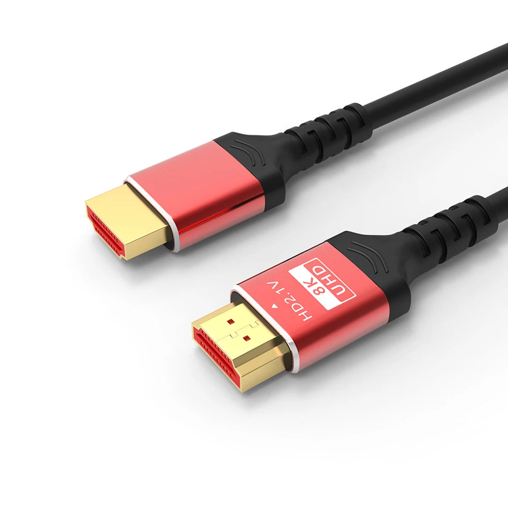 1/1.5/2/3/5 M HDMI 8K Cable 60HZ 2.1V 4K 144HZ HDMI Cables For TV Computer Monitor Projector PS Game Console Audio And Video