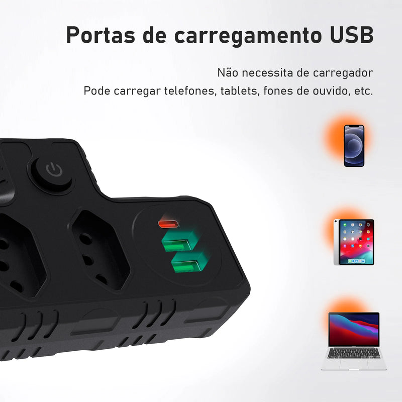 Plug Converter, USB Plug, Extension Socket, Wall Socket, Tower Socket, Brazil, Adapter Socket, Socket