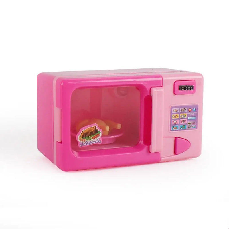 Coffee Machine Household Appliances Toys Toaster Blender Cooking Pretend Play Set Sweeper with Light Kitchen Toys For Children