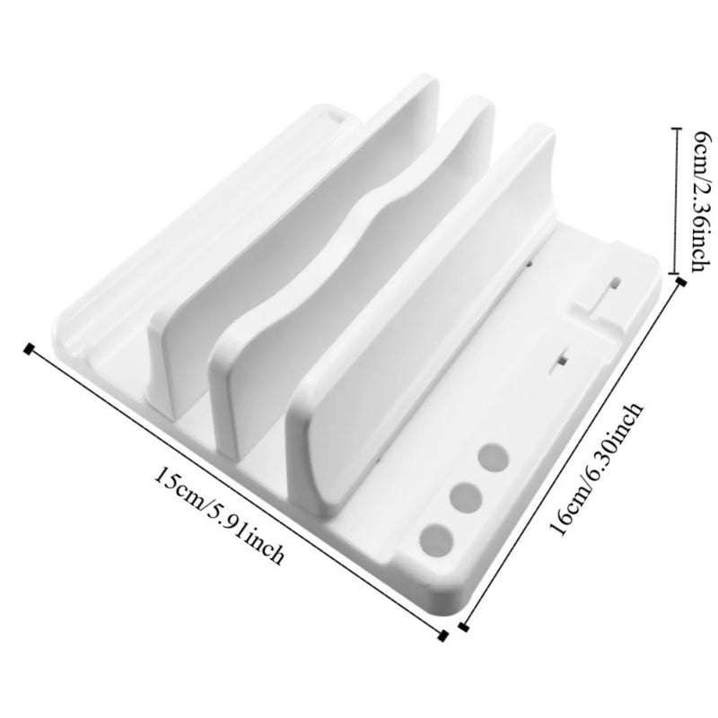 Storage Rack Universal Tablet Stand Adjustable Scalable Width Laptop Stand Portable Plastic Adjustable Stand PC Laptop