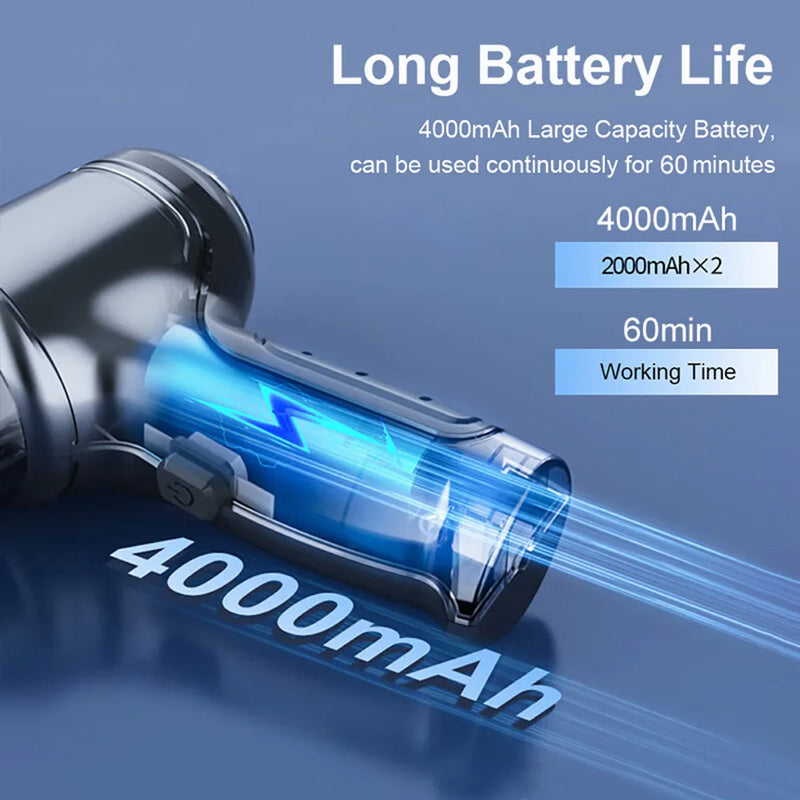 Car Vacuum Cleaner 95000PA Strong Suction Handheld Wireless Vacuum Cleaner for Car Household Portable Vacuum Cleaner Blower