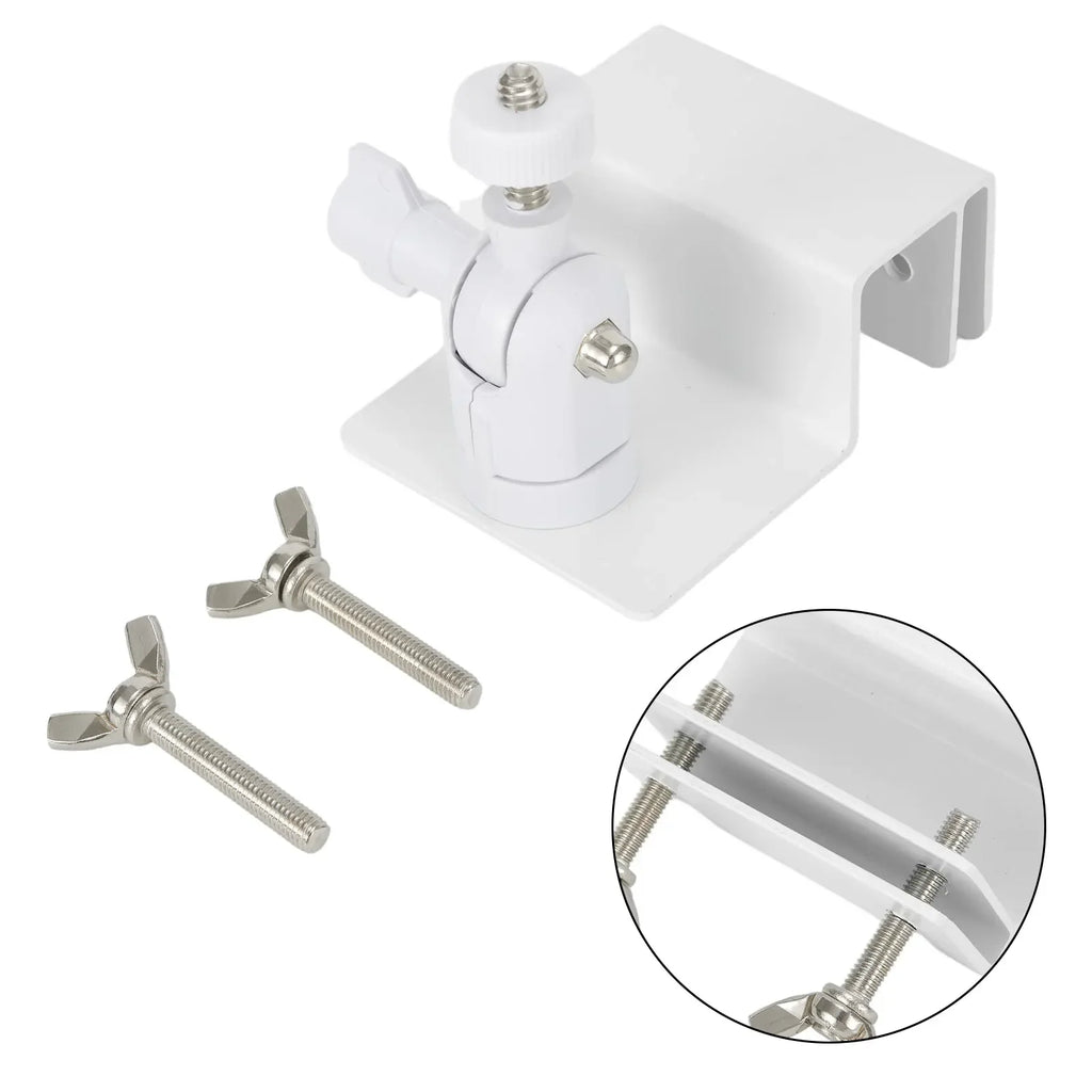 1pc Security Cameras Roof Gutter Special Bracket Solar Panel Bracket Weatherproof Gutter MountBracket With Screw Adapter