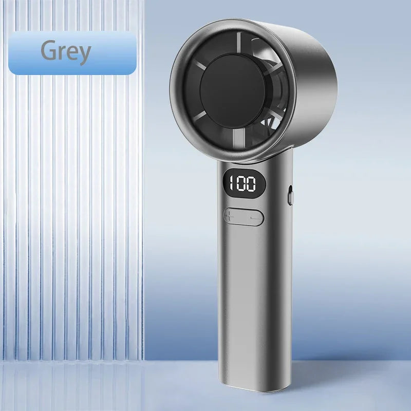 Cooling Portable Fan 2025 New M11 Mini USB Rechargeable Handheld Fan Stepless Speed Powerful Cooling for Portable Wearable Fans