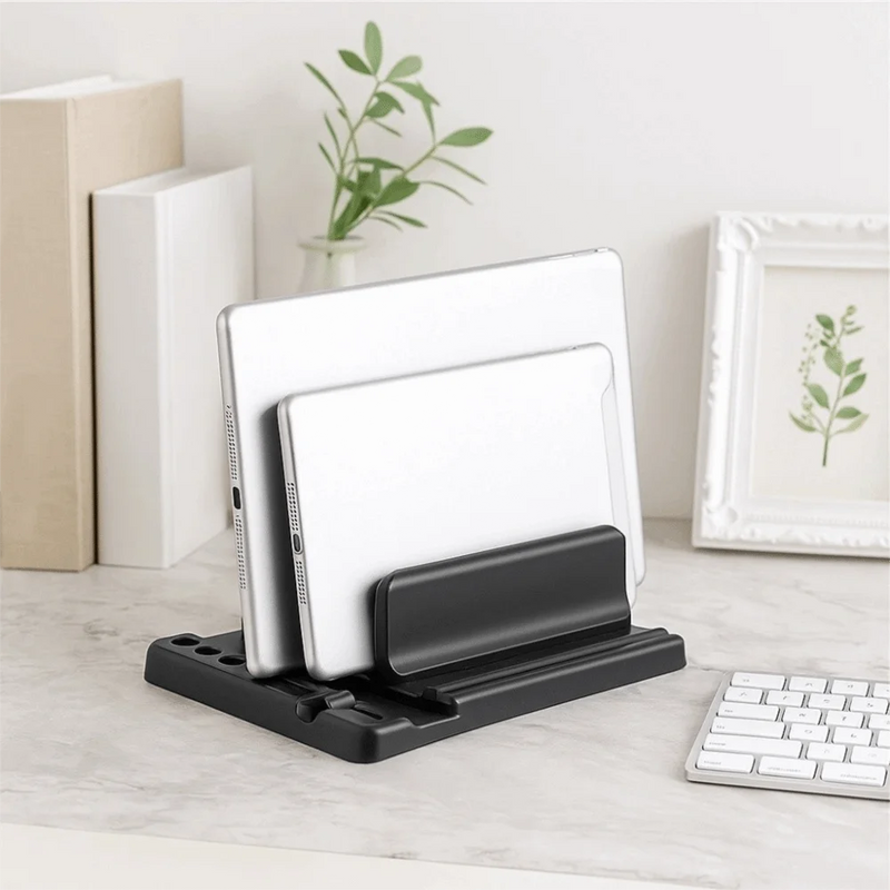 Storage Rack Universal Tablet Stand Adjustable Scalable Width Laptop Stand Portable Plastic Adjustable Stand PC Laptop