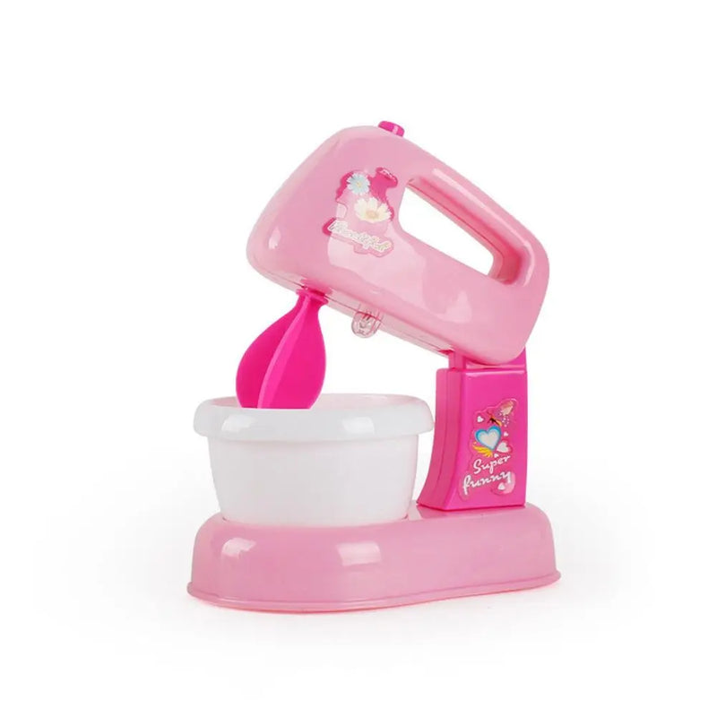 Coffee Machine Household Appliances Toys Toaster Blender Cooking Pretend Play Set Sweeper with Light Kitchen Toys For Children