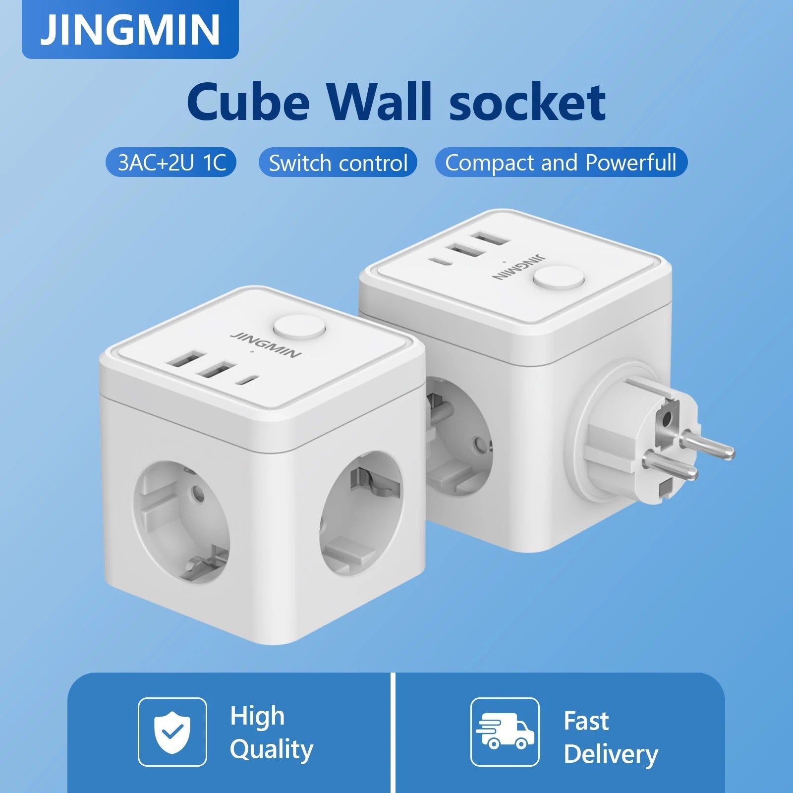 JINGMIN Cube Wall Socket
