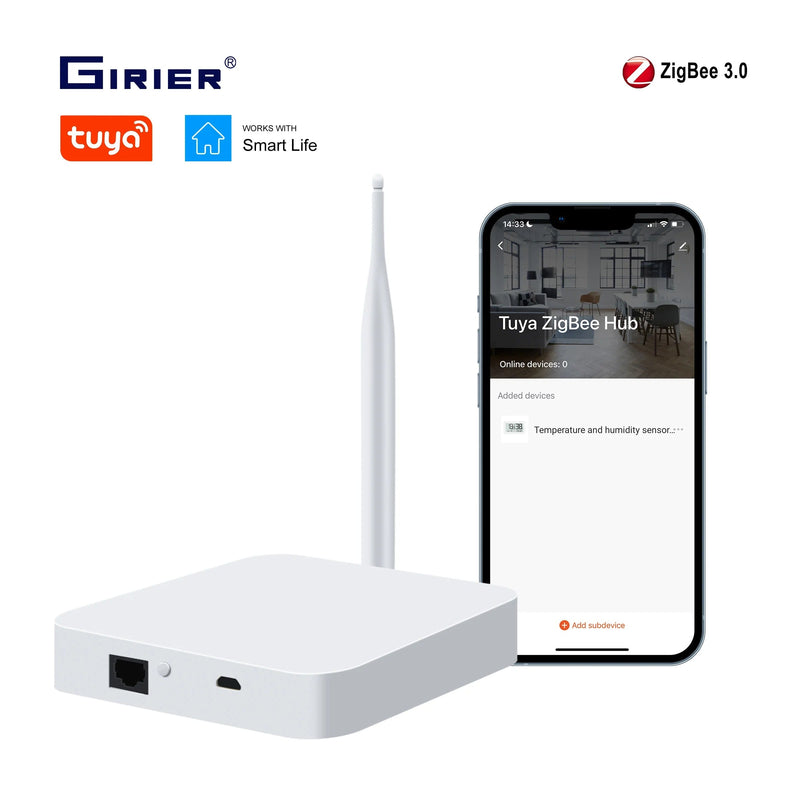 GIRIER Tuya ZigBee Gateway Hub