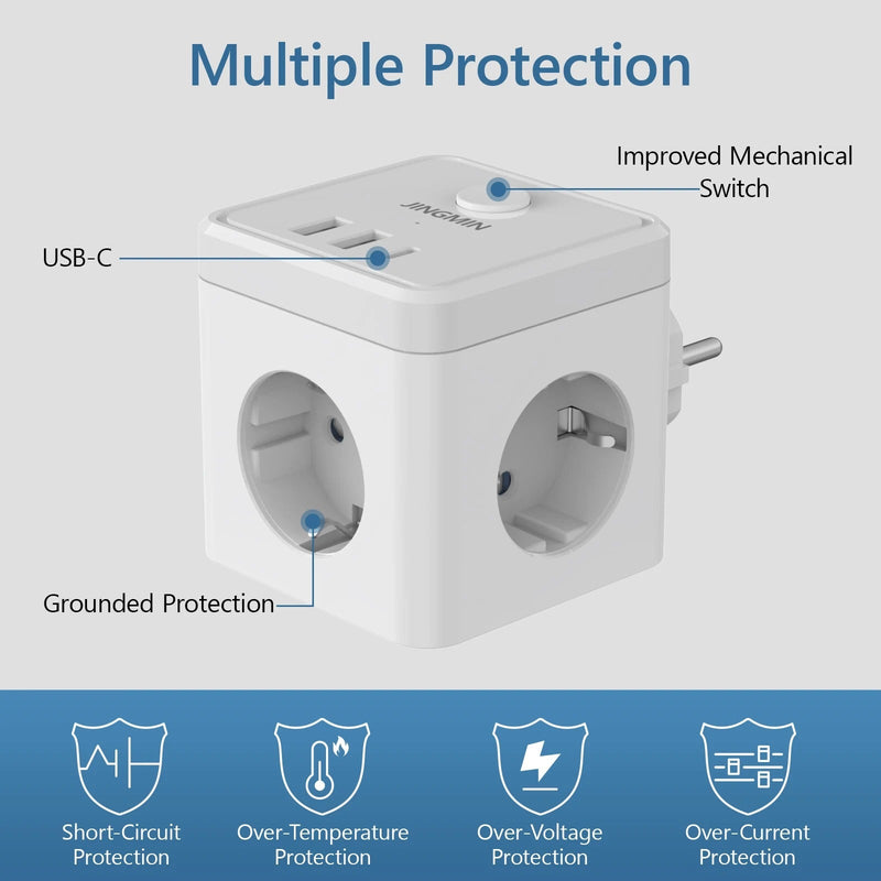 JINGMIN Cube Wall Socket